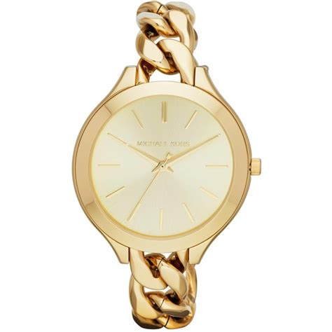 michael kors ladies gold slim runway watch mk3222|Michael Kors MK3222 Slim Runway Champagne Dial .